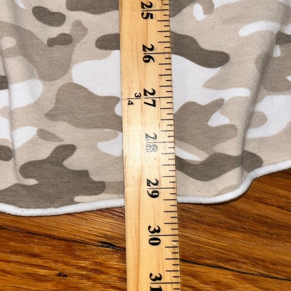 Torrid size 5 5X hoodie army fatigue tan brown neutral plus size activewear fall - Picture 5 of 8